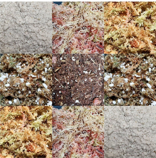 Propagation Substrate and Soil | Tropical Soil Mix | Live Sphagnum Moss | Perlite | Propagation Mix